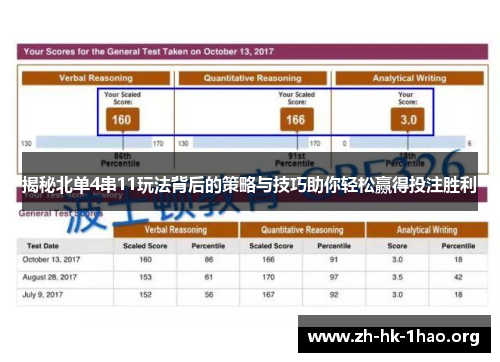 揭秘北单4串11玩法背后的策略与技巧助你轻松赢得投注胜利